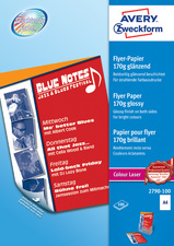 AVERY Zweckform Flyer-Papier, DIN A4, 170 g/qm, weiß