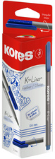 Kores Fineliner K-Liner, Strichstärke: 0,4 mm, blau