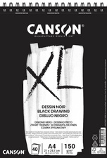 CANSON Skizzen- und Studienblock XL Black, DIN A3, schwarz