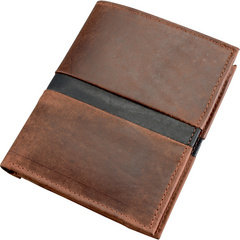 Alassio Geldbörse, Leder, dunkelbraun, Hochformat