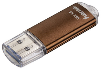 hama USB 3.0 Speicherstick FlashPen Laeta, 64 GB, braun
