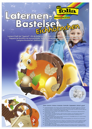 folia Laternen-Bastelset Eichhörnchen