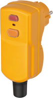 Brennenstuhl 1290670 Personenschutz-Stecker BDI-S 2 30 IP55 (Personenschutzstecker mit FI-Schutzschalter für außen, zweipolige Abschaltung)