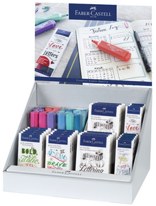 FABER-CASTELL PITT artist pen + TEXTLINER, Thekendisplay