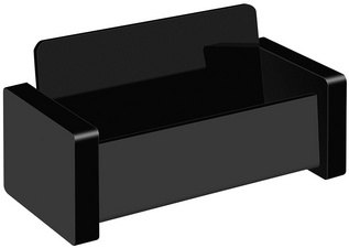 WEDO Visitenkartenhalter black office, schwarz