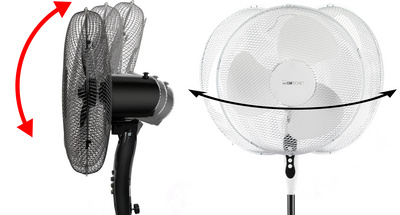 CLATRONIC Stand-Ventilator VL 3603 S, weiß
