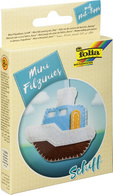 folia Mini Filz-Nähset Filzinies, 9-teilig, Rakete