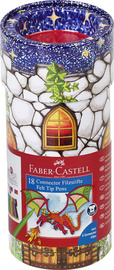 FABER-CASTELL Fasermaler CONNECTOR PEN, 18er Schloss