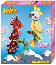 Hama Bügelperlen midi Papageien, Geschenkpackung