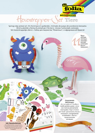 folia Bastel-Set Hexentreppen Tiere