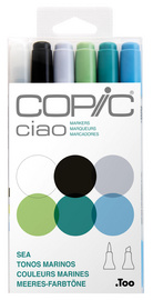 COPIC Marker ciao, 6er Set Sea