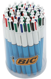 BIC Druckkugelschreiber 4Colours Original, im Thekendisplay