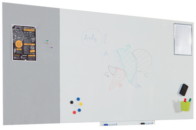 FRANKEN Modulare Weißwandtafel, (B)550 x (H)750 mm, weiß