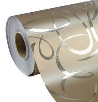 Clairefontaine Geschenkpapier Arabesque rot, auf Rolle
