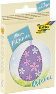 folia Mini Filz-Nähset Filzinies, 22-teilig, Osterei