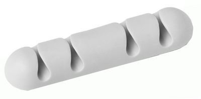 DURABLE Kabel-Clip CAVOLINE CLIP 4, 4 USB-Kabel, graphit
