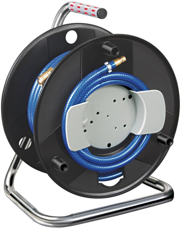 Brennenstuhl 1127020 Druckluftschlauchtrommel Standard 20m Schlauch-Ø 6/12mm Armatur DIN