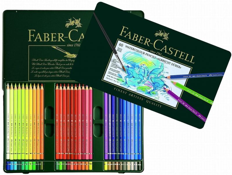 FABER-CASTELL 117560 Aquarellstifte ALBRECHT DÜRER, 60er Metalletui