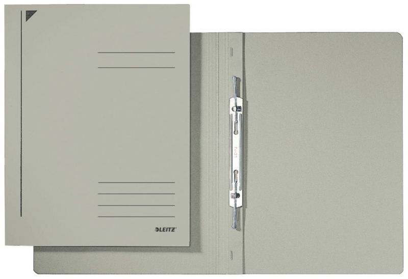 Leitz 3040 Spiralhefter - A4, 250 Blatt, kfm. Heftung, Recycling-Karton, grau