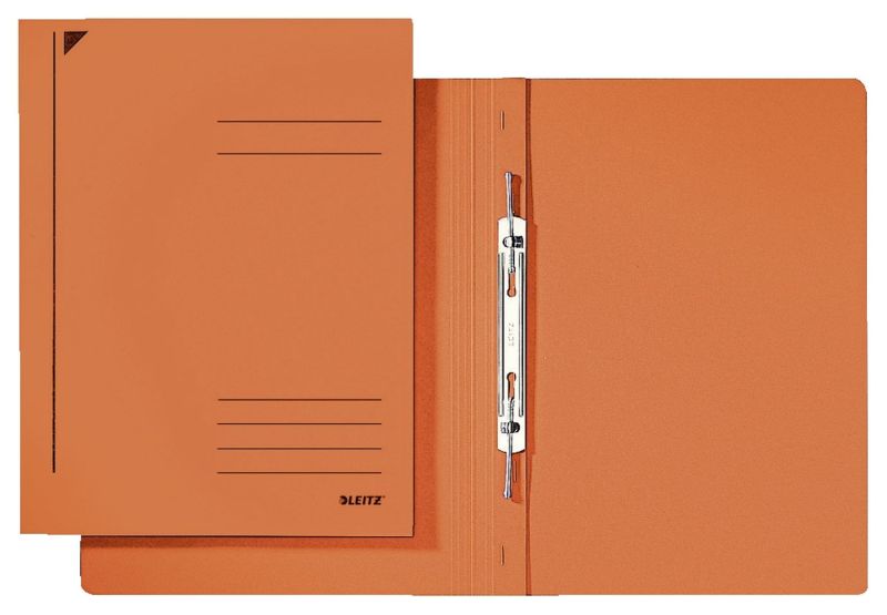 Leitz 3040 Spiralhefter - A4, 250 Blatt, kfm. Heftung, Recycling-Karton, orange