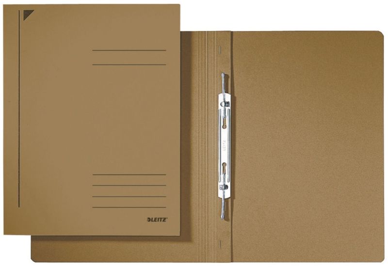 Leitz 3040 Spiralhefter - A4, 250 Blatt, kfm. Heftung, Recycling-Karton, braun