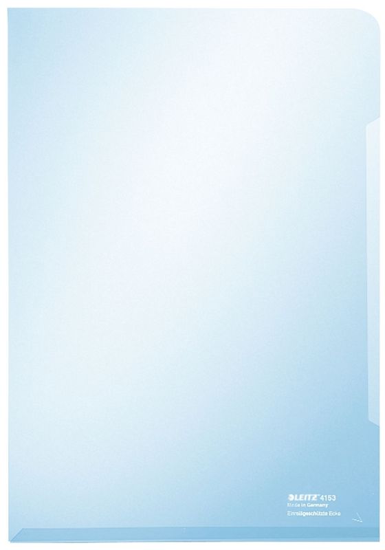 Leitz 4153 Sichthülle Super Premium, A4, PVC, dokumentenecht, blau