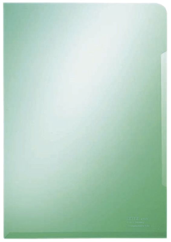 Leitz 4153 Sichthülle Super Premium, A4, PVC, dokumentenecht, grün