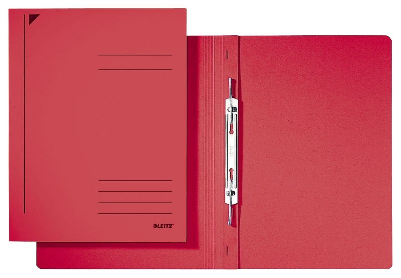 Leitz 3040 Spiralhefter - A4, 250 Blatt, kfm. Heftung, Recycling-Karton, rot