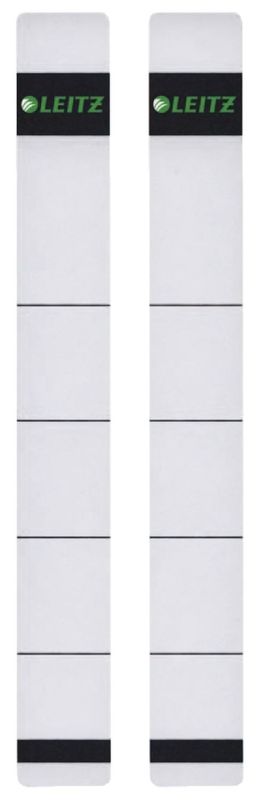 Leitz 1646 Rückenschilder - extra schmal/kurz, 23 x 192 mm, hellgrau
