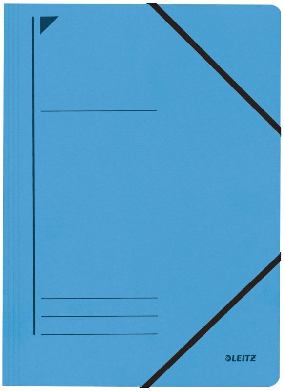 Leitz 3980 Eckspanner - A4, 250 Blatt, Pendarec-Karton (RC), blau