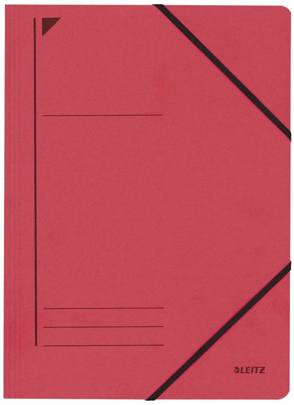 Leitz 3980 Eckspanner - A4, 250 Blatt, Pendarec-Karton (RC),, rot