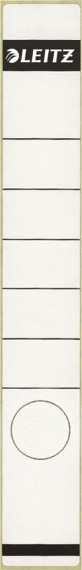 Leitz 1648 Rückenschilder - Papier, lang/schmal, 10 Stück, weiß