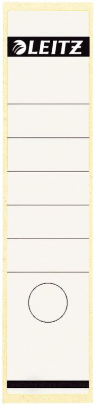 Leitz 1640 Rückenschilder - Papier, lang/breit, 10 Stück, weiß