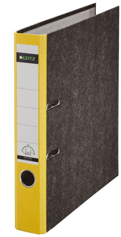 Leitz 1050 Ordner A4 Wolkenmarmor, 52 mm, gelb