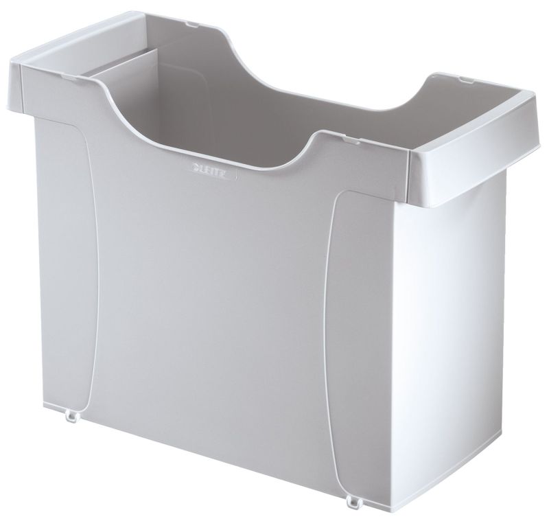 Leitz 1908 Hängemappenbox Uni-Box Plus, für Hängemappen A4, Polystyrol, grau