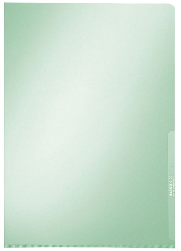 Leitz 4100 Sichthülle Premium, A4, PVC, dokumentenecht, grün 100 Stück