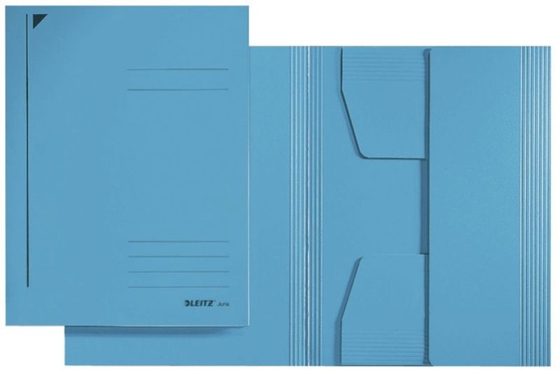Leitz 3925 Jurismappe - A5, Pendarec-Karton 430g, blau