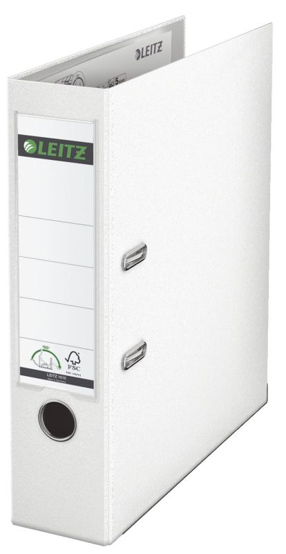 Leitz 1010 Ordner Plastik - A4, 80 mm, weiß