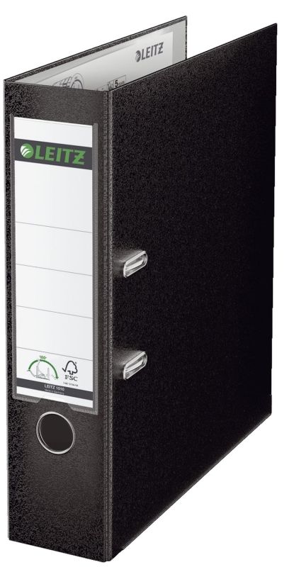Leitz 1010 Ordner Plastik - A4, 80 mm, schwarz