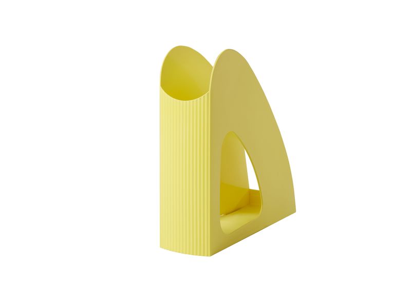 HAN Stehsammler Re-LOOP – 6 STÜCK, say yes to 100% recycled, modernes, junges Design für DIN A4/C4 Unterlagen, gelb, 16218-915