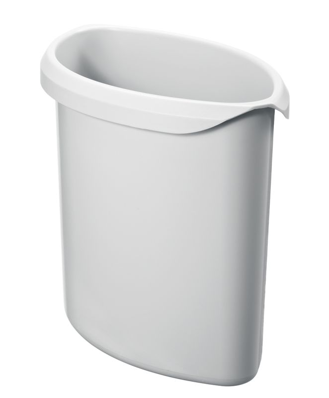 HAN Abfalleinsatz – Volumen 2,0 Liter. Für die perfekte Abfalltrennung in Premium-Qualität. Passend für die HAN Papierkörbe 18130, 18132 und 18200, lichtgrau, 1816-11