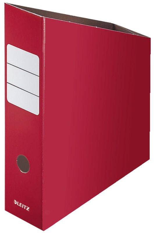 Leitz 2426 Stehsammler - A4, Feinwellpappe, rot
