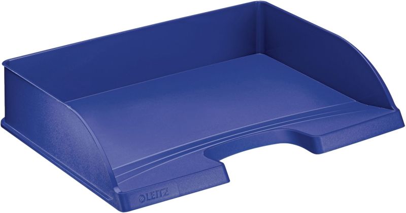Leitz 5218 Briefkorb Standard Plus, A4 quer, Polystyrol, blau