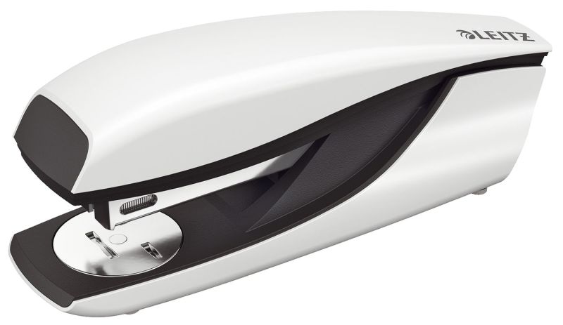 Leitz 5502 Büroheftgerät NeXXt - 30 Blatt, perlweiß
