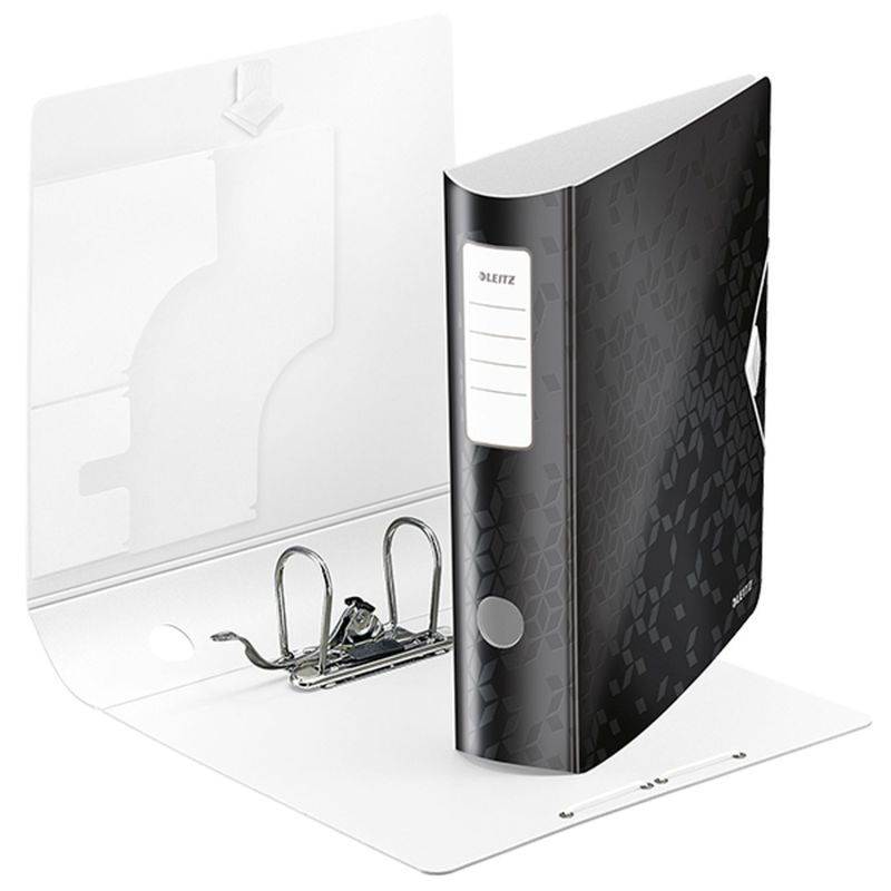 Leitz 1106 Ordner Active WOW A4 - 80 mm, schwarz metallic