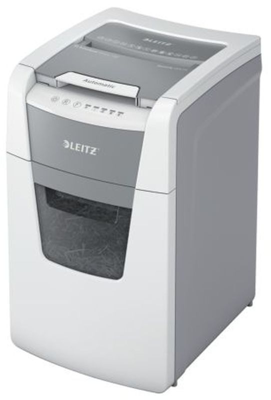 Leitz Aktenvernichter IQ Autofeed Office 150 - Partikelschnitt, P-4, weiß