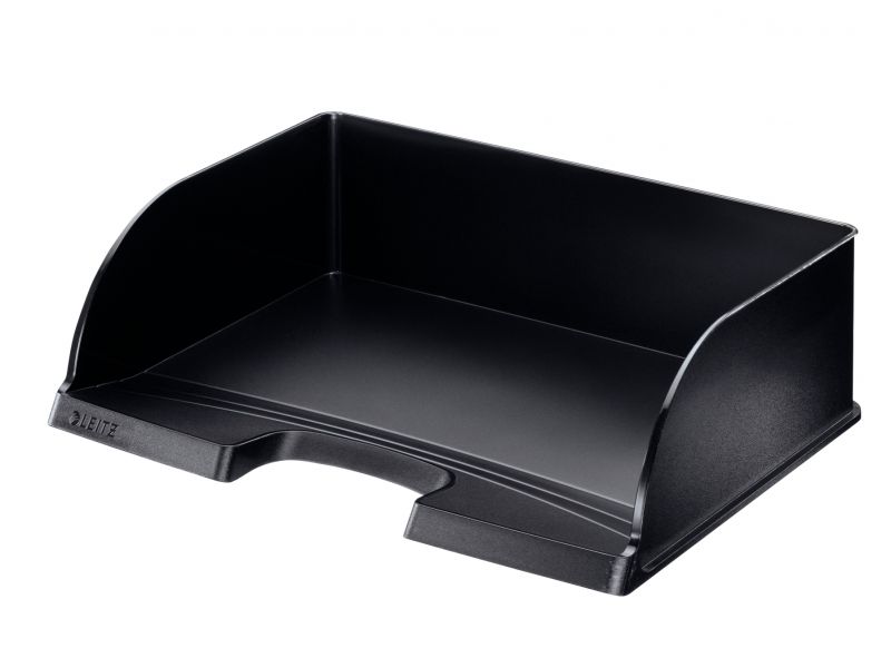 LEITZ Briefablage Plus Jumbo, DIN A4 quer, schwarz