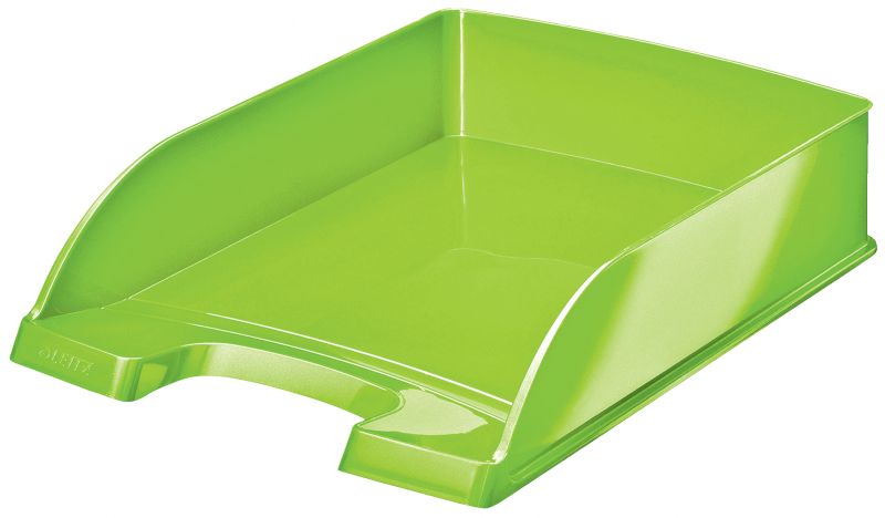 LEITZ Briefablage Plus WOW, A4, Polystyrol, grün