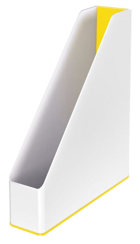 LEITZ Stehsammler WOW Duo Colour, DIN A4, Polystyrol, gelb 53621016
