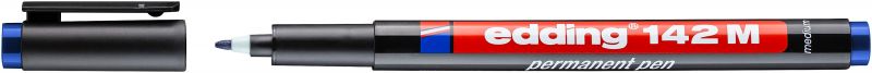 Permanent Pen edding 142 M, 1 mm, blau